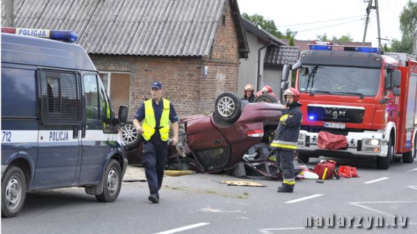 Wypadek w Strzeniówce